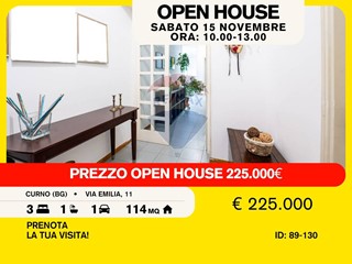 Quadrilocale in Vendita a Curno, 225'000&euro;, 114 m²