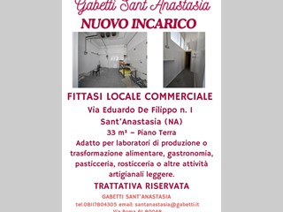Attività commerciale in Affitto a Sant'Anastasia, 33 m²