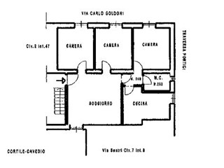 Appartamento in Vendita a Genova, zona Sestri Ponente, 74'250€, 114 m²