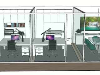 Ufficio in Affitto a Colverde, 1'500€, 100 m²