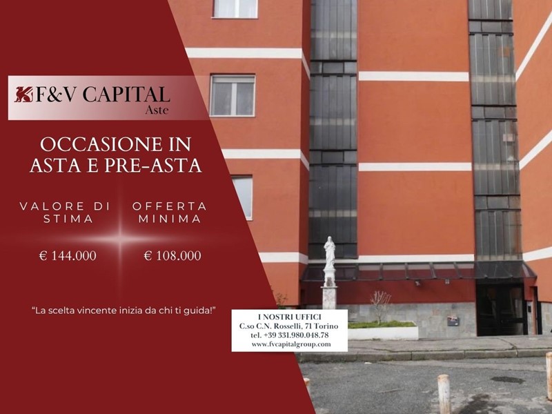 Appartamento in Vendita a Torino, 108'000€, 144 m²