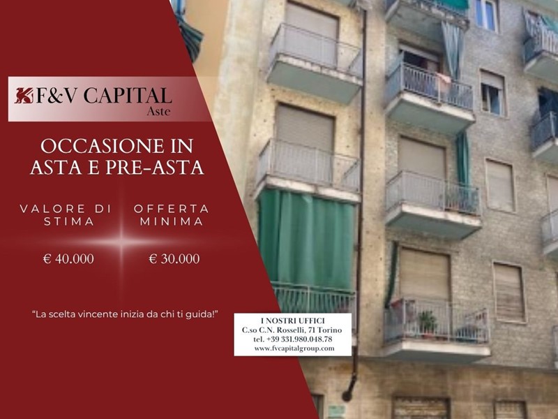 Trilocale in Vendita a Torino, 30'000€, 50 m²