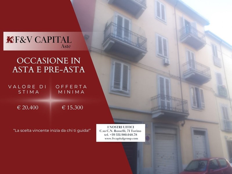 Bilocale in Vendita a Torino, 15'300€, 46 m²
