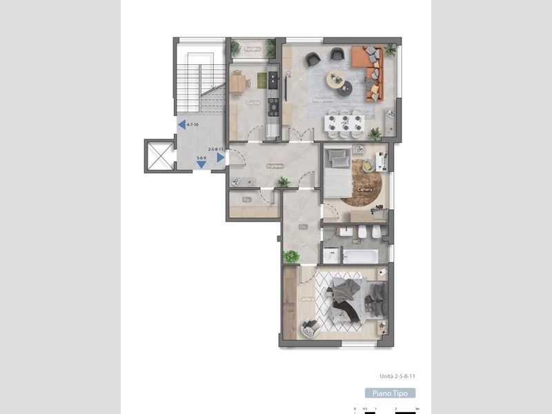 Quadrilocale in Vendita a Bologna, 325'000€, 140 m²