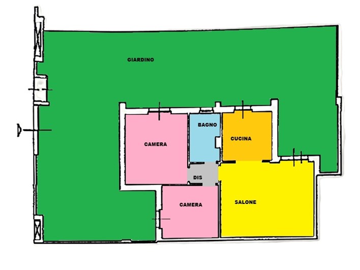 Trilocale in Vendita a Casamassima, zona traversa via sammichele, 175'000€, 80 m²