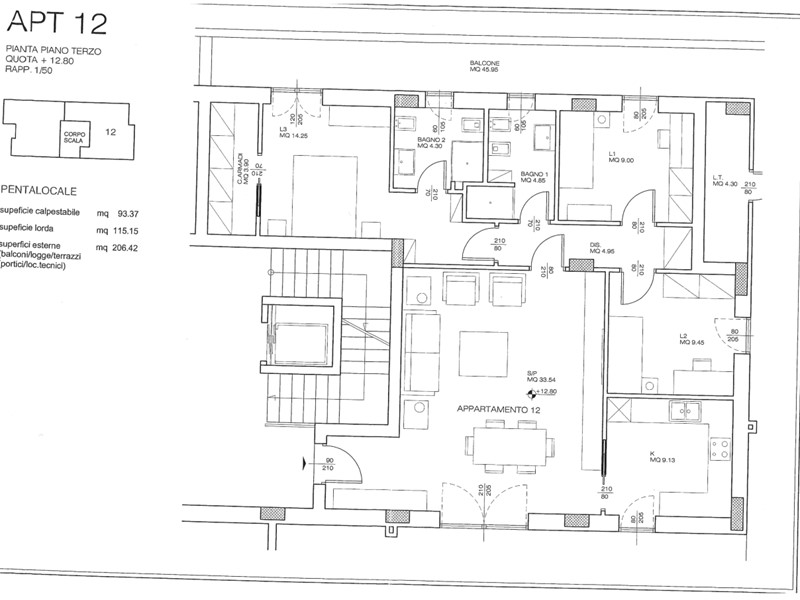 Quadrilocale in Vendita a Fonte Nuova, 435'000€, 120 m², con Box
