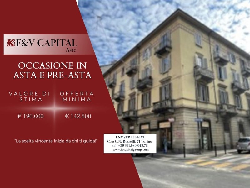 Appartamento in Vendita a Torino, 142'500€, 