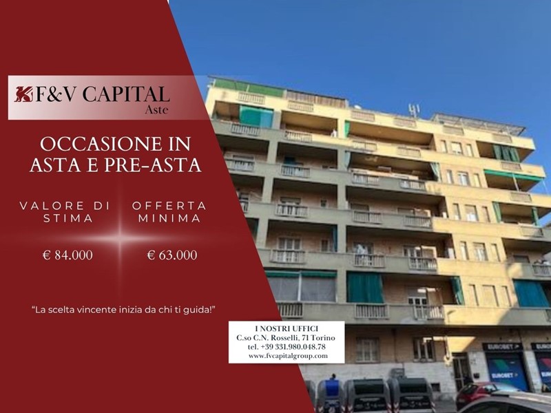 Trilocale in Vendita a Torino, 63'000€, 68 m²