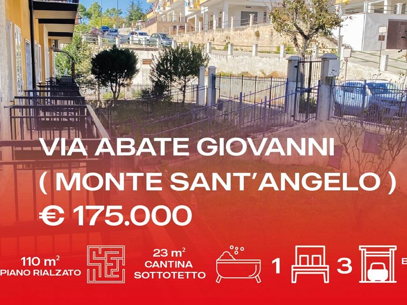 Appartamento in Vendita a Monte Sant'Angelo, 175'000&euro;, 110 m²