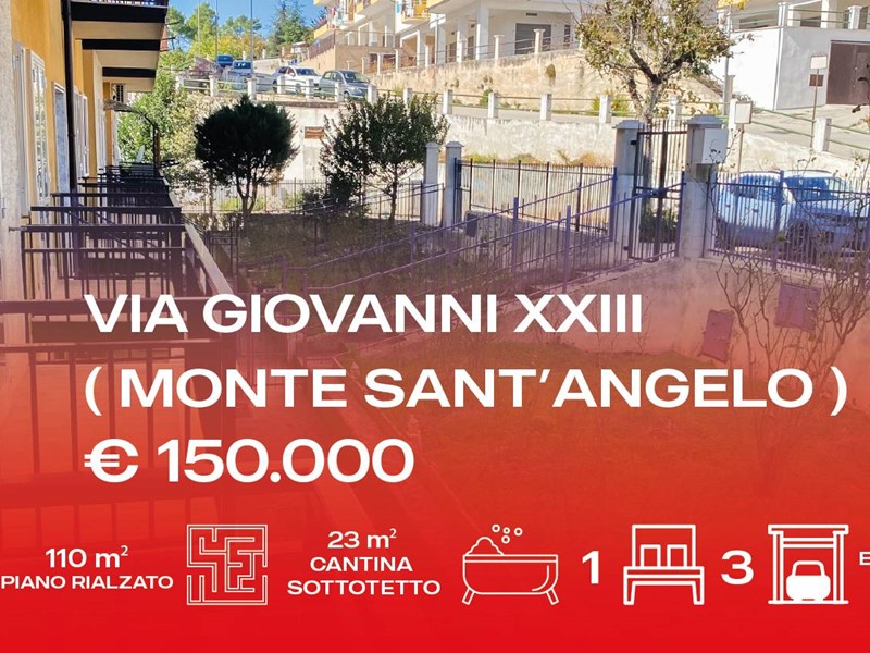 Appartamento in Vendita a Monte Sant'Angelo, 150'000&euro;, 110 m²