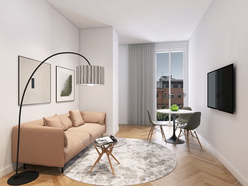 Bilocale in Vendita a Roma, 435'000€, 55 m²