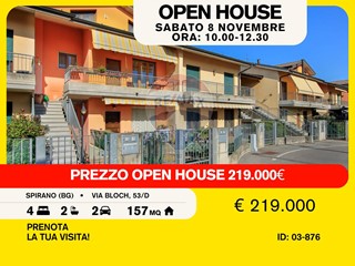 Appartamento in Vendita a Spirano, 219'000€, 157 m²