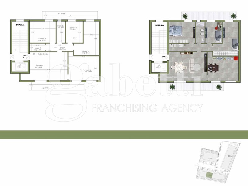 Bilocale in Vendita a Giugliano in Campania, 270'000€, 85 m²