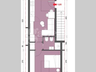 Bilocale in Vendita a Bologna, 180'000€, 35 m²