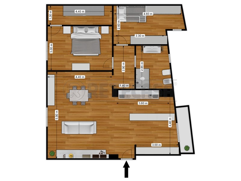 Trilocale in Vendita a Bisceglie, zona C.so Umberto, 140'000€, 90 m²