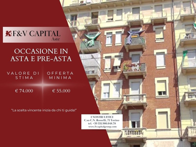 Quadrilocale in Vendita a Torino, 55'000€, 63 m²
