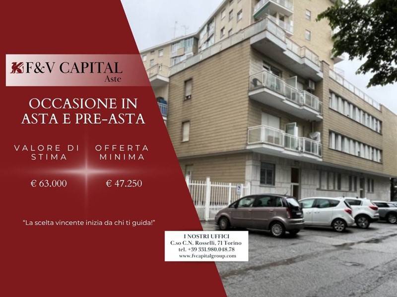 Trilocale in Vendita a Torino, 47'250€, 58 m²