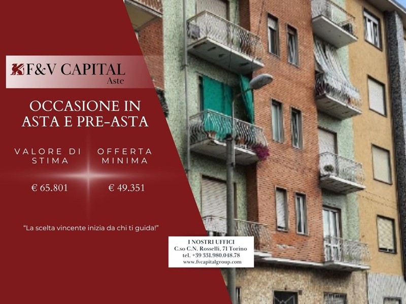 Trilocale in Vendita a Torino, 49'350€, 79 m²