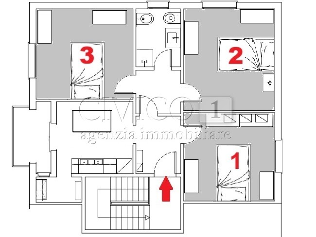 Stanza in Affitto a Rubano, zona Sarmeola, 350€, 90 m²