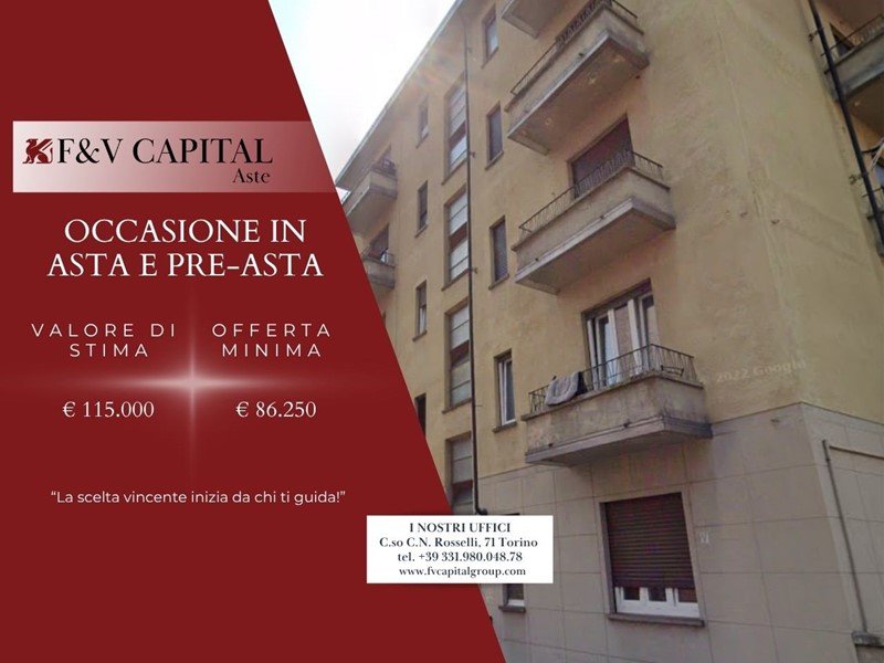 Trilocale in Vendita a Torino, 86'250€, 51 m²