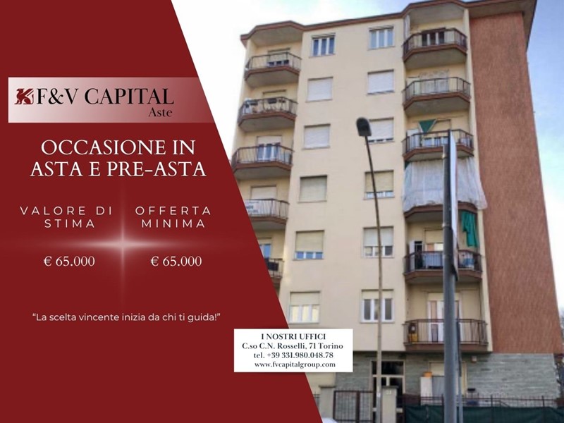Trilocale in Vendita a Collegno, 65'000€, 59 m²