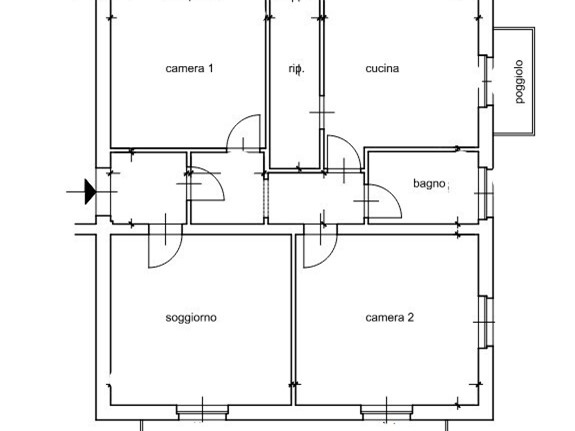 Appartamento in Vendita a Sestri Levante, zona Riva Trigoso, 168'630€, 103 m²