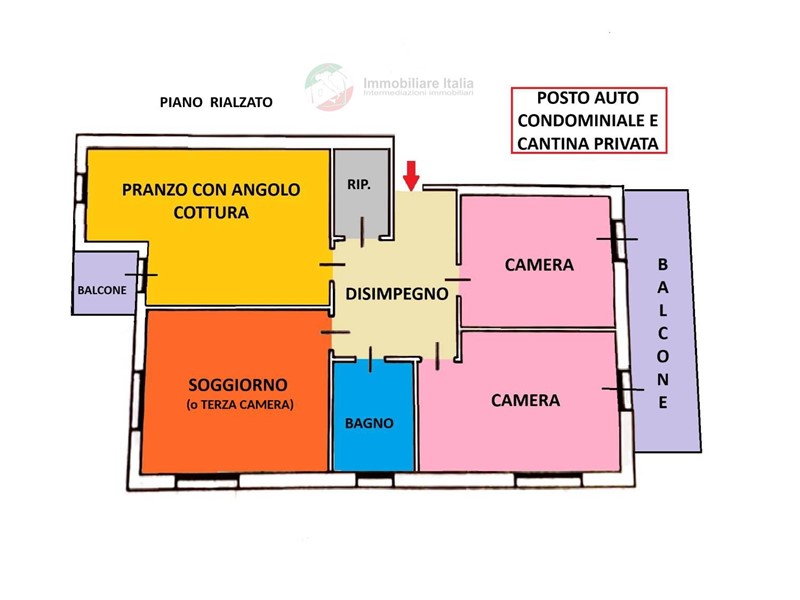 Quadrilocale in Vendita a Cattolica, 230'000€, 95 m²