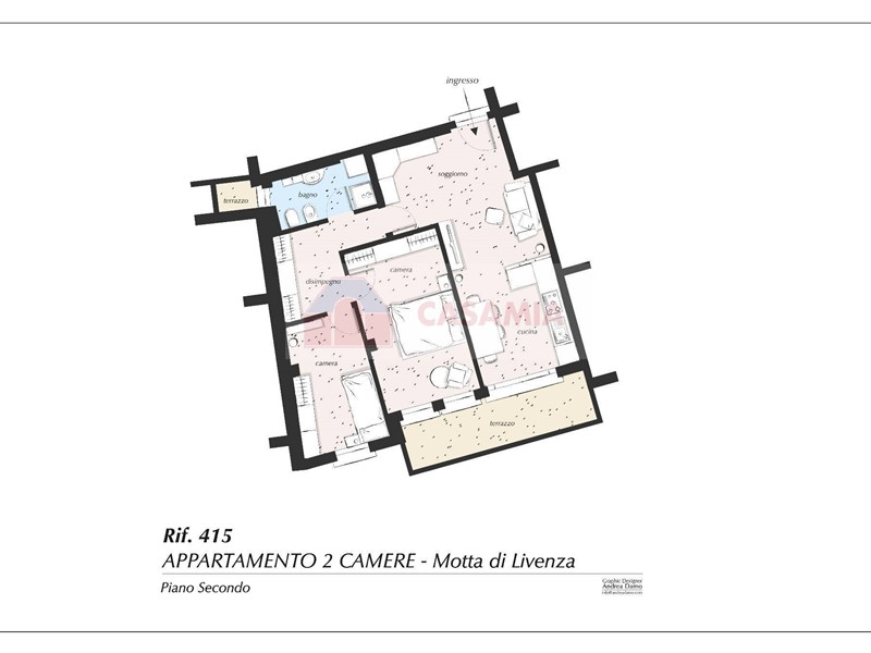 Quadrilocale in Vendita a Motta di Livenza, 135'000€, 95 m²