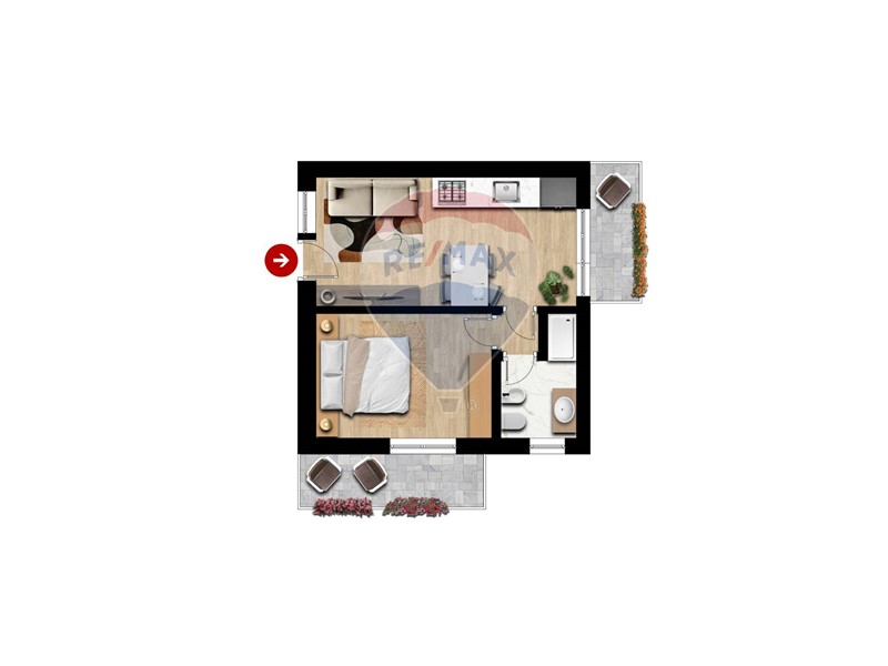 Trilocale in Vendita a Viareggio, 130'000€, 46 m²