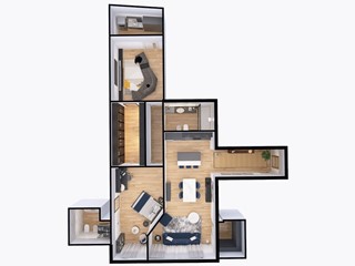 Bilocale in Vendita a Modena, zona Centro cittÃ, 295'000€, 125 m²