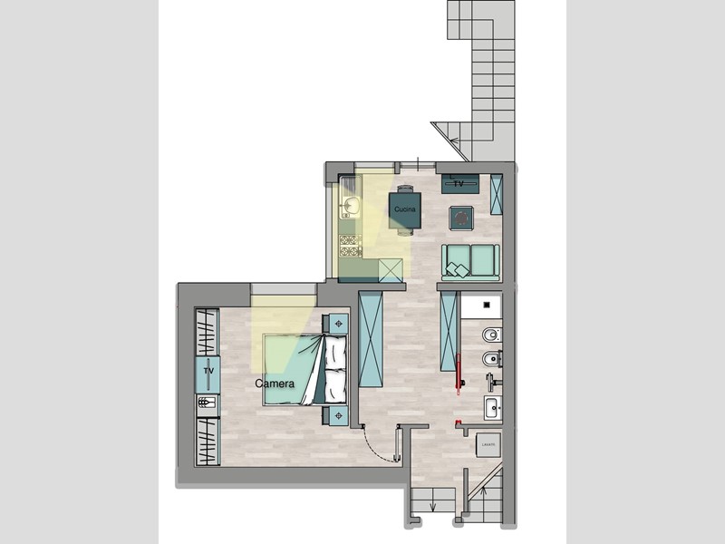 Bilocale in Vendita a Fermo, 35'000€, 62 m²