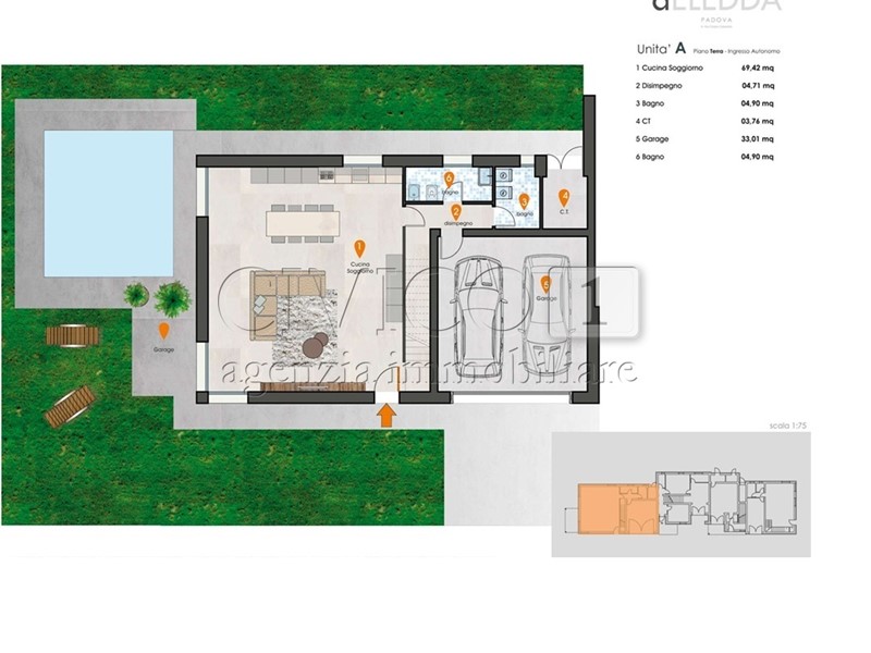 Casa Semi Indipendente in Vendita a Padova, 365'000&euro;, 250 m², con Box