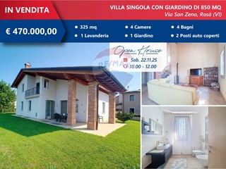 Villa in Vendita a Rosà, 470'000&euro;, 325 m²
