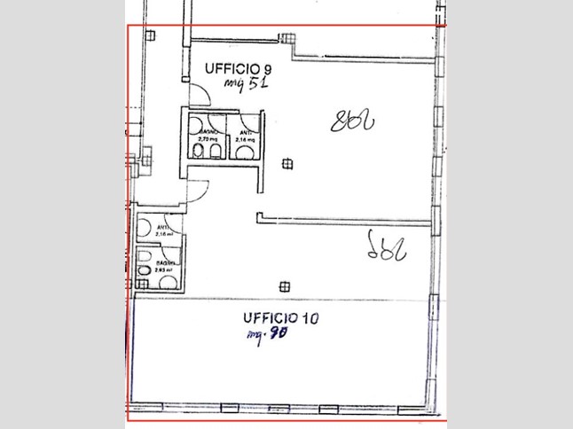 Ufficio in Affitto a Treviso, 1'600&euro;, 150 m², con Box