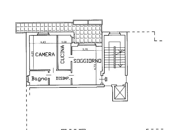 Quadrilocale in Vendita a Cuneo, 76'200€, 65 m², con Box