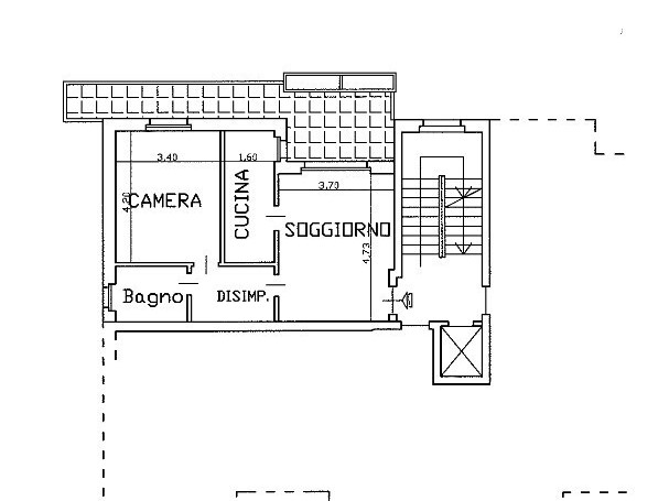 Quadrilocale in Vendita a Cuneo, 74'400€, 65 m², con Box