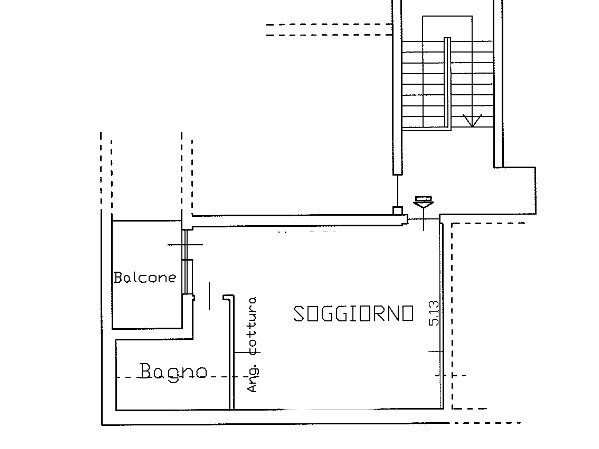 Bilocale in Vendita a Cuneo, 35'400€, 42 m², con Box