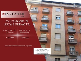 Appartamento in Vendita a Torino, 69'000&euro;, 88 m²