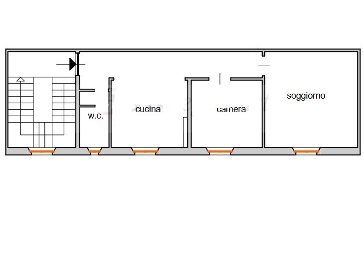 Quadrilocale in Vendita a La Spezia, 35'213€, 65 m²