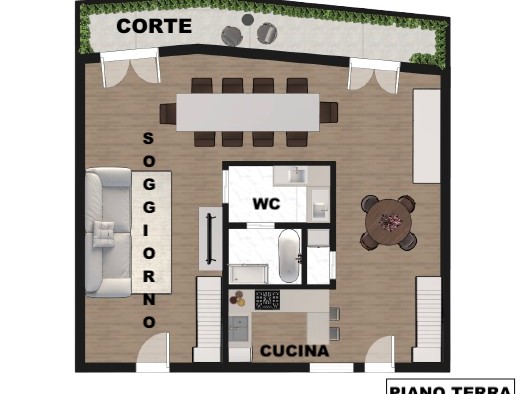 Trilocale in Vendita a Milano, 598'000€, 160 m²