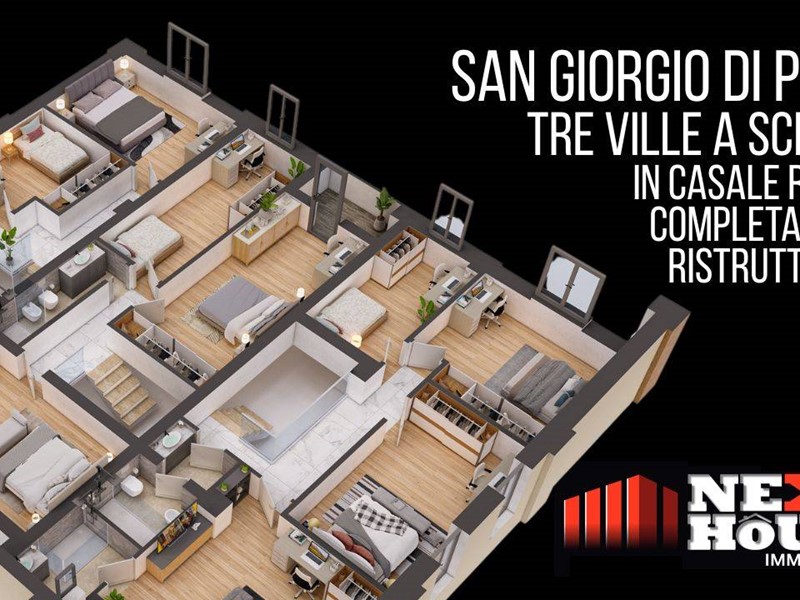 Villetta a schiera in Vendita a San Giorgio di Piano, 390'000€, 155 m²