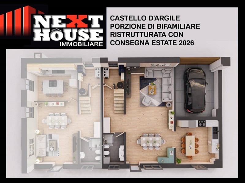 Villetta a schiera in Vendita a Castello d'Argile, 370'000€, 170 m²