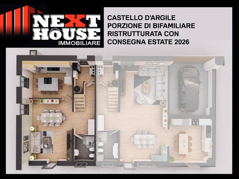 Villetta a schiera in Vendita a Castello d'Argile, 390'000€, 164 m²