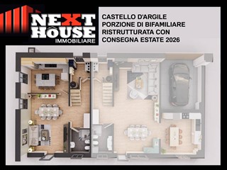 Villetta a schiera in Vendita a Castello d'Argile, 390'000€, 164 m²