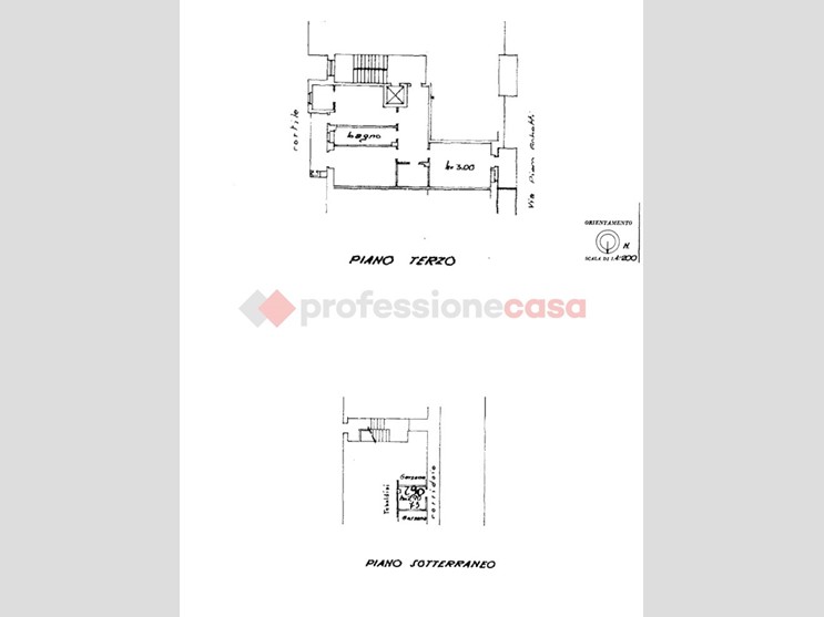 Trilocale in Vendita a Pinerolo, 129'000&euro;, 90 m², con Box
