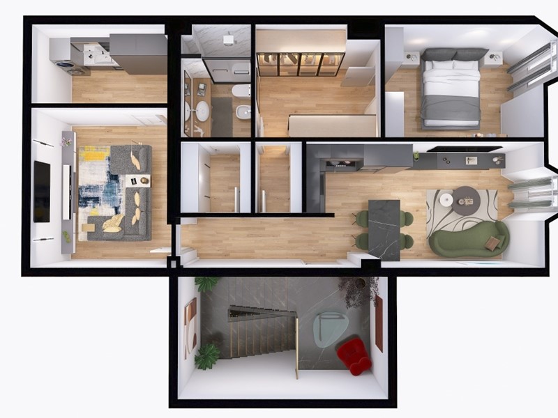 Bilocale in Vendita a Modena, zona Centro cittÃ, 295'000€, 100 m²