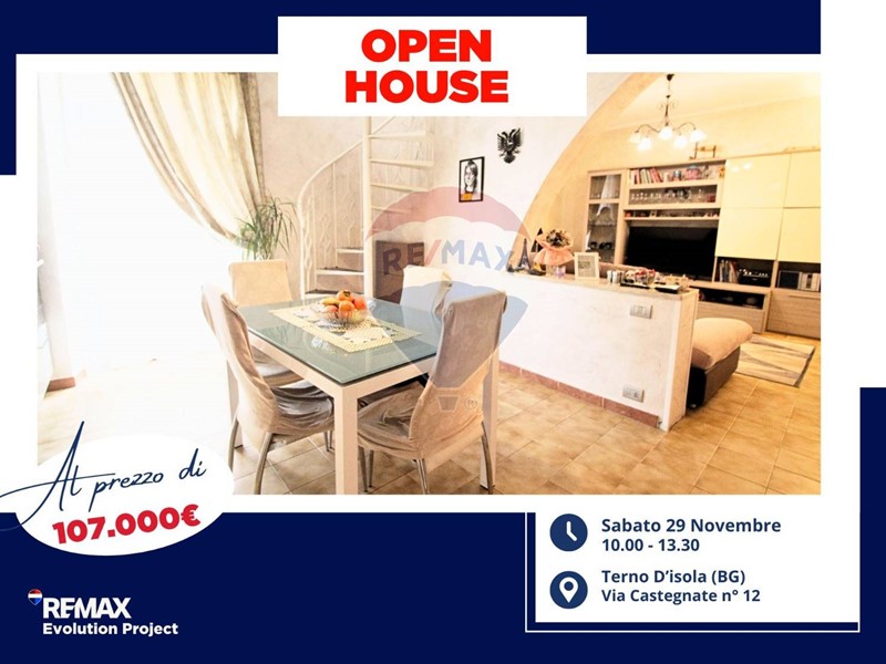 Trilocale in Vendita a Terno d'Isola, 107'000€, 75 m²