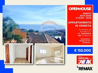 Appartamento in Vendita a Acireale, 150'000&euro;, 193 m²