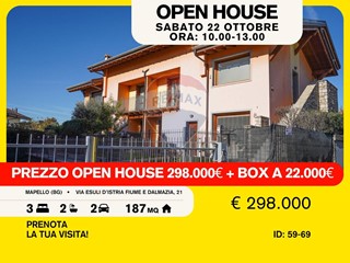 Quadrilocale in Vendita a Mapello, 298'000€, 187 m²