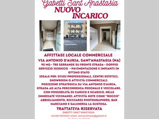 Attività commerciale in Affitto a Sant'Anastasia, 94 m²
